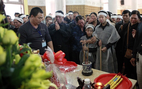 Đám tang không thi thể nạn nhân vụ Cát Tường