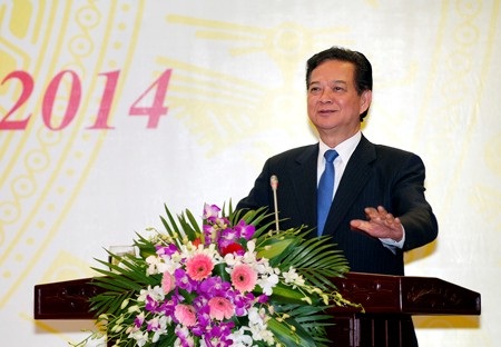   Thủ tướng Nguyễn Tấn Dũng phát biểu chỉ đạo Hội nghị - Ảnh: VGP/Nhật Bắc