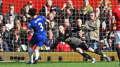 Tình huống cản phá 11m thành công của De Gea