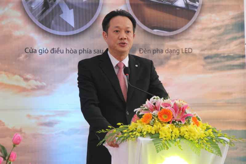 Đại diện Nissan Việt Nam phát biểu tại lễ ra mắt