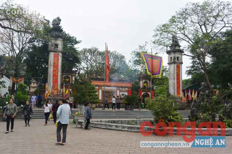 Đền Hồng Sơn, nơi tổ chức lễ Giỗ Tổ Hùng Vương tại Nghệ An