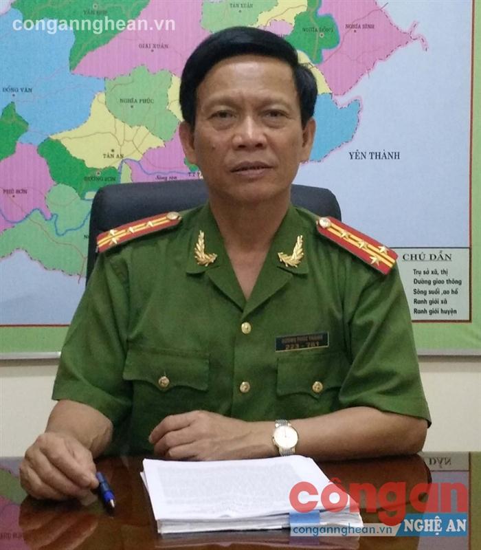Đại tá Dương Phúc Thành Trưởng Công an huyện Tân Kỳ