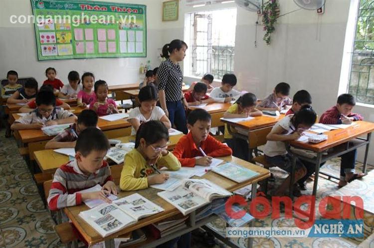 Một tiết học ở Trường Tiểu học Lê Mao, TP Vinh