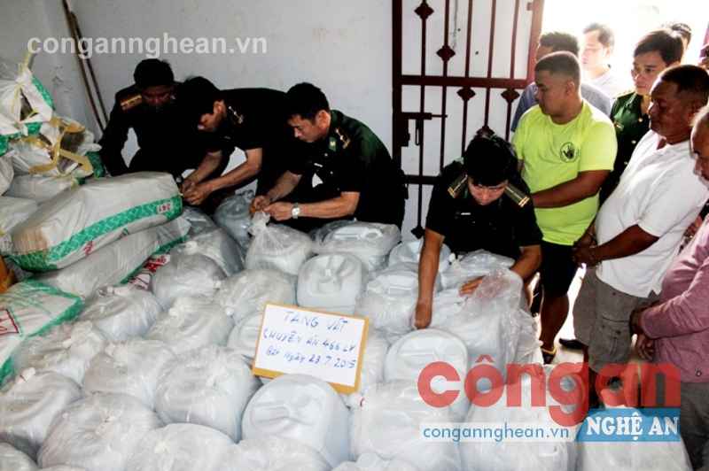 Tang vật 5,5 tấn ma túy được thu giữ trong Chuyên án 466-LV