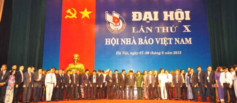 Ban chấp hành Hội Nhà báo Việt Nam nhiệm kỳ 2015 - 2020 ra mắt, nhận nhiệm vụ