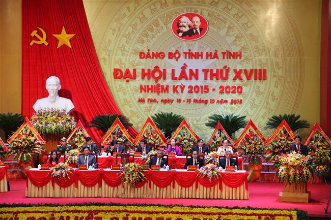 Với tinh thần dân chủ, đoàn kết, trách nhiệm cao, Đại hội Đảng bộ tỉnh Hà Tĩnh đã thành công tốt đẹp