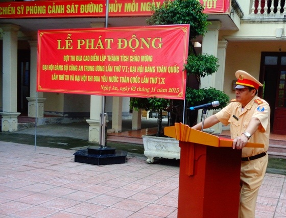 Đại tá Phạm Đức Châu, Trưởng phòng Cảnh sát đường thủy phát động đợt thi đua