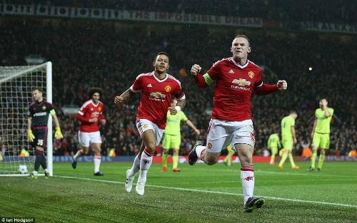 Rooney đã giải tỏa áp lực cho chính mình và cả tập thể MU bằng một pha ghi bàn thể hiện khả năng chọn vị trí cực tốt