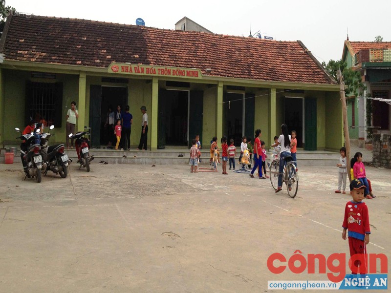 Điểm Trường Mầm non Quỳnh Lập, TX Hoàng Mai tại xóm Đồng Minh chưa có công trình nước sạch, nhà vệ sinh, tường bao và sân chơi an toàn cho trẻ