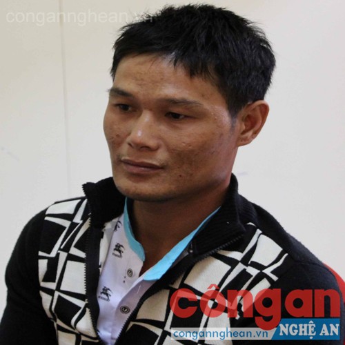 Đối tượng Nguyễn Văn Mạnh tại cơ quan điều tra