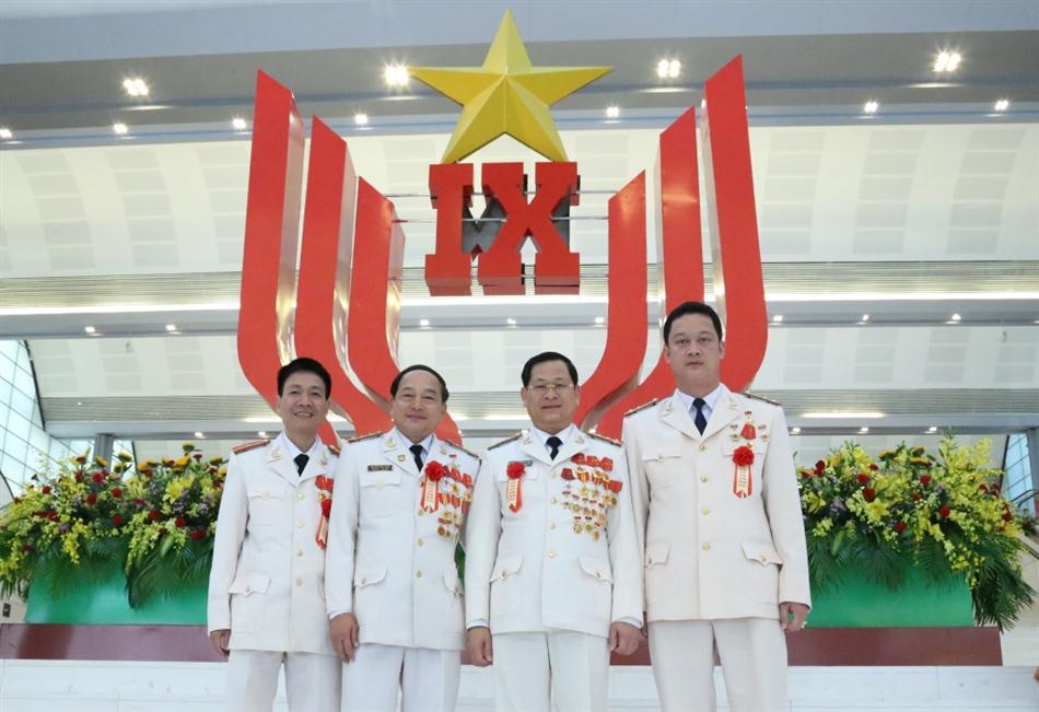 4 đại biểu Công an tỉnh Nghệ An dự Đại hội