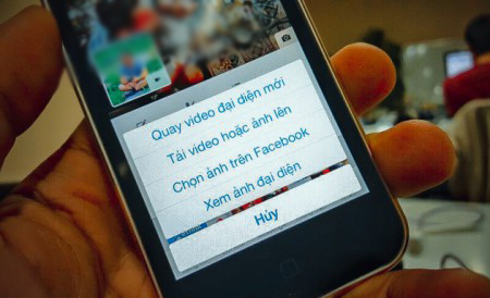Avatar trên Facebook dành cho iOS đã hỗ trợ video (Ảnh minh họa)