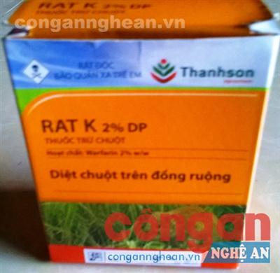 Thuốc trừ chuột RAT K2%DP không mang lại hiệu quả