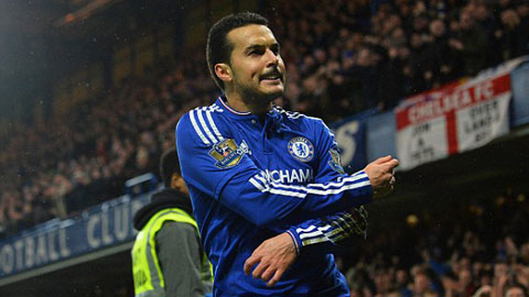  Pedro đóng góp 1 cú đúp vào chiến thắng hoành tráng của Chelsea