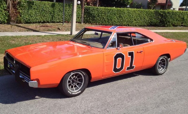  3. 1969 Dodge Charger trong phim The Dukes of Hazzard (1979 - 1985).