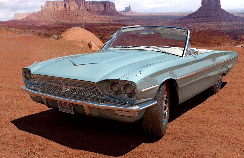 13. 1966 Ford Thunderbird trong phim Thelma & Louise (1991).
