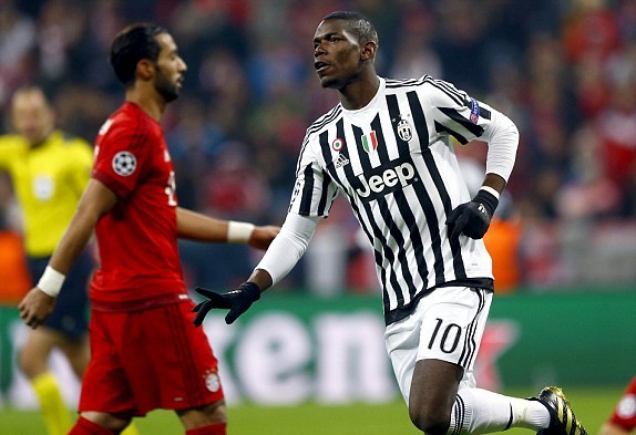 Pogba sớm đưa Juventus vượt lên dẫn trước ở phút thứ 6