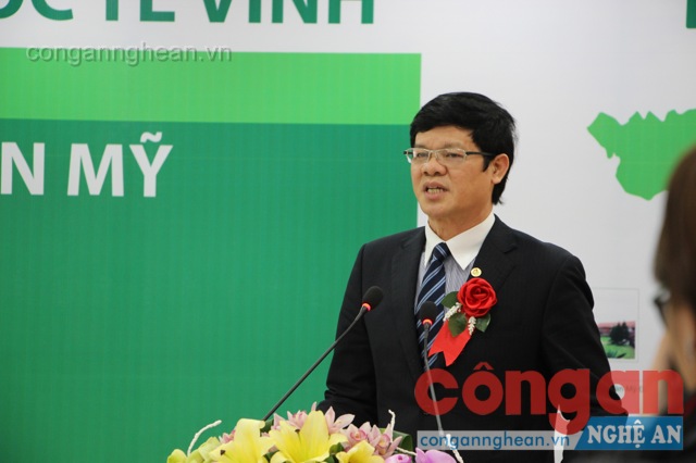 Đồng chí Lê Xuân Đại – Phó Chú tịch UBND tỉnh ghi nhận, đánh giá cao những kết quả Bệnh viện quốc tế Vinh đã đạt được trong thời gian vừa qua