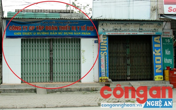 Văn phòng Công ty Liên kết Việt tại TP Vinh hoạt động được 6 tháng rồi đóng cửa vì không phát triển được thành viên