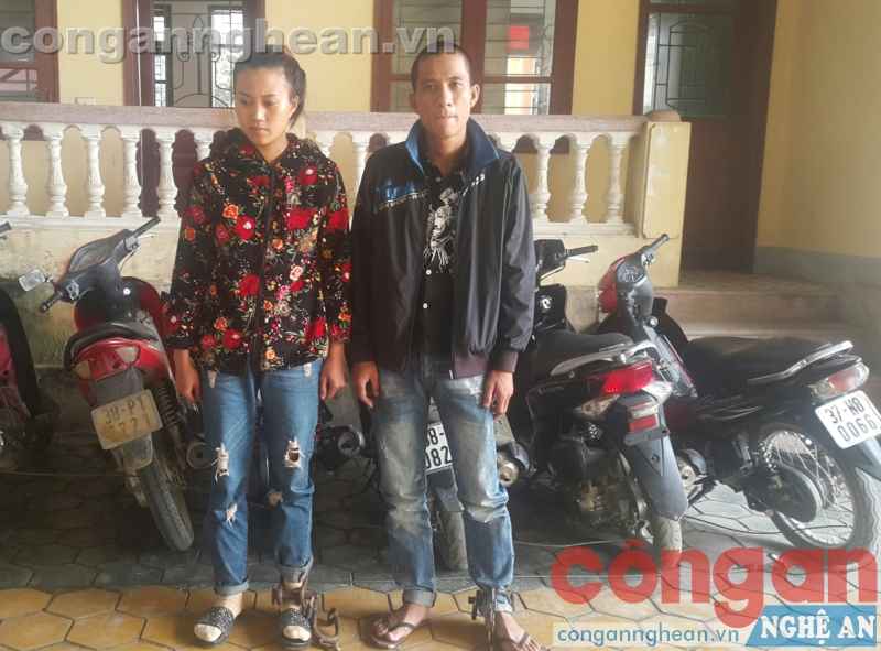 Cặp đôi chuyên trộm xe máy bị bắt