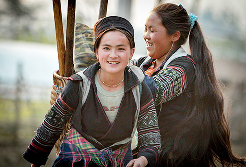 Phụ nữ dân tộc Mông Sa Pa.