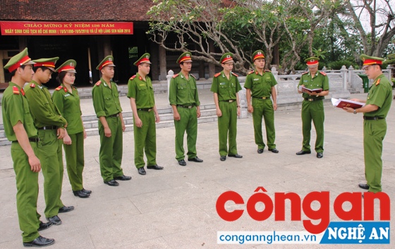 CBCS Phòng Cảnh sát Cơ động triển khai kế hoạch đảm bảo ANTT Khu di tích Kim Liên nhân dịp kỷ niệm 126 năm Ngày sinh Chủ tịch Hồ Chí Minh