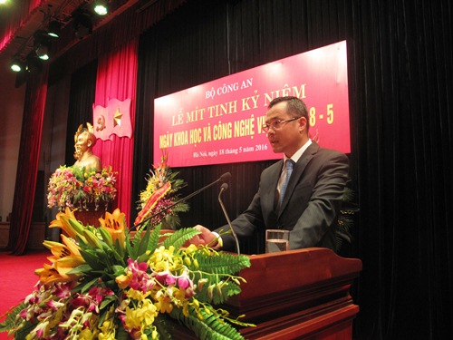 Thứ trưởng Phạm Đại Dương phát biểu tại buổi lễ