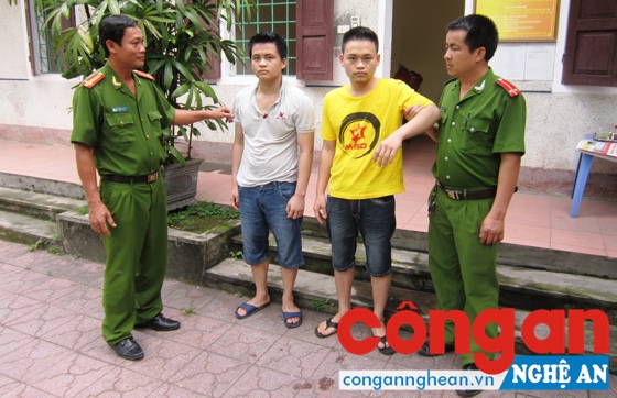 Công an TP Vinh tạm giam Hoàng và Huy để tiếp tục điều tra mở rộng vụ án