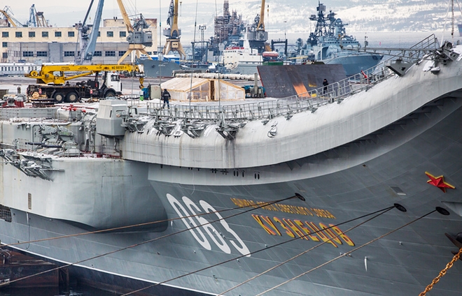 Tàu Đô đốc Kuznetsov của Hải quân Nga