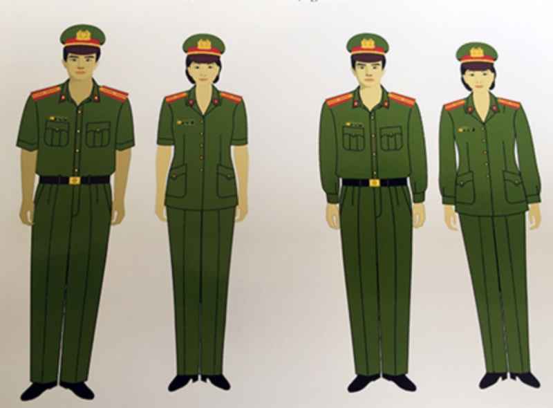 Trang phục Xuân - Hè lực lượng cảnh sát nhân dân