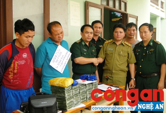 Phòng Phòng, chống ma túy và tội phạm BĐBP Nghệ An phối hợp với Công an tỉnh Hủa Phăn (Lào) phá thành công Chuyên án 352LV.