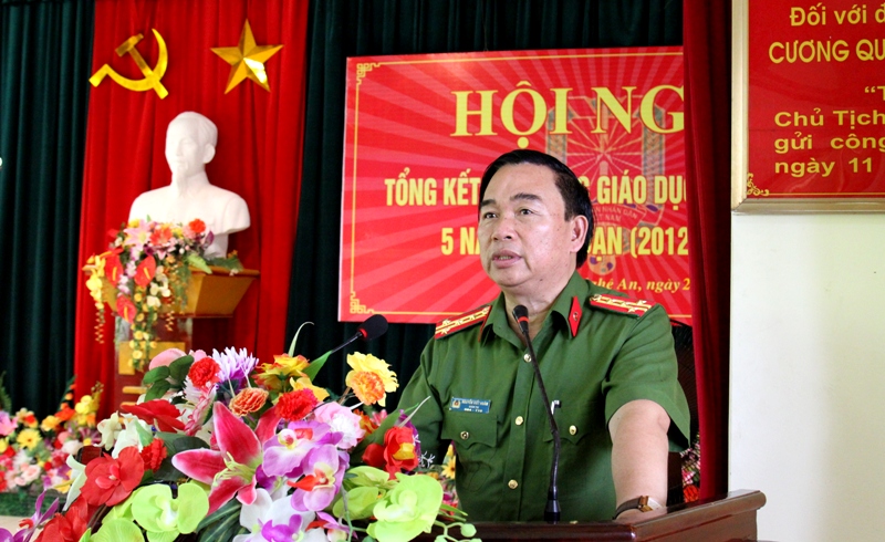 Đại tá Nguyễn Viết Hoàn, Giám thị Trại giam số 6 bế mạc Hội nghị.