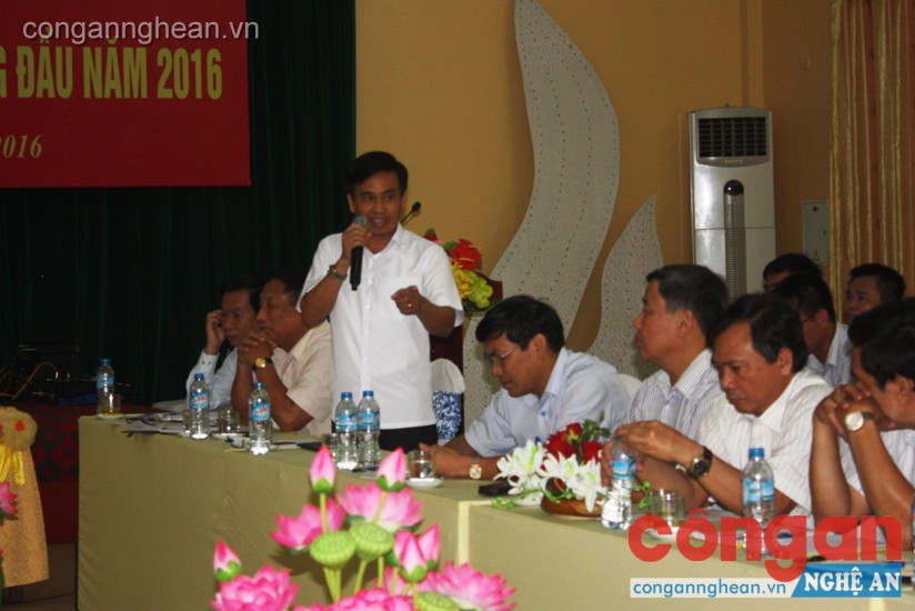 Đồng chí Nguyễn Bá Hảo- Phó GĐ sở TTTT thông tin về quy định phát ngôn, cung cấp thông tin báo chí trong thời gian qua