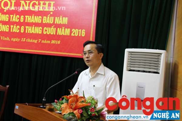 Đồng chí Lê Ngọc Hoa - Phó chủ tịch UBND tỉnh đánh giá cao kết quả 6 tháng đầu năm và yêu cầu tiếp tục thực hiện tốt nhiệm vụ 6 tháng cuối năm