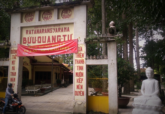 Ngôi chùa Bửu Quang nơi xảy ra vụ án đau lòng