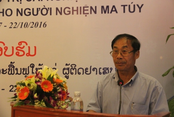 Đồng chí Vathana Souvannachack, Phó Tổng thư ký thường trực, Ủy ban kiểm soát ma túy Lào