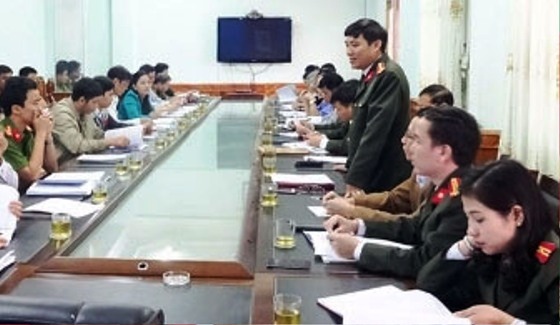 Đoàn công tác ghi nhận và đánh giá cao những kết quả về đảm bảo ANTT của huyện Yên Thành trong thời gian qua