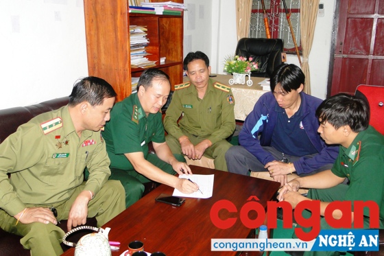 BĐBP Nghệ An phối hợp với Công an Lào trong đấu tranh phòng, chống TPMT