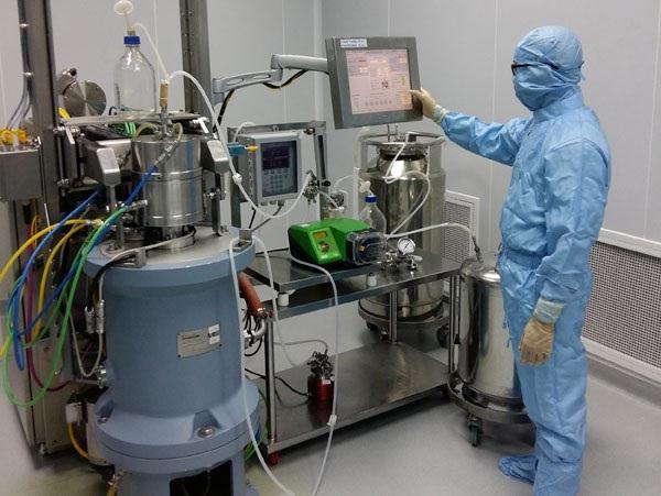 Vận hành máy siêu ly tâm tách hạt vius trong công nghệ sản xuất vaccine cúm A/H5N1, cúm A/H1N1/09.