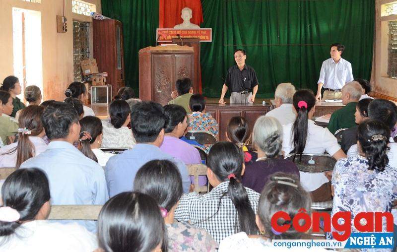 Chính quyền địa phương và cơ quan chức năng tuyên truyền về phòng, chống bệnh dại tại xã Thanh Mai, huyện Thanh Chương