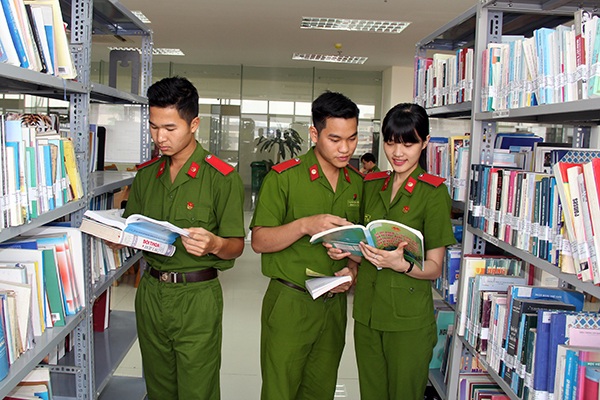 Hệ thống thư viện góp phần quan trọng trong việc phát triển văn hóa đọc ở Học viện CSND.