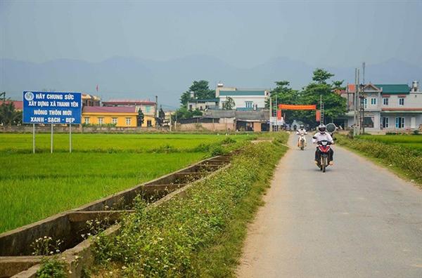Xã Thanh Yên, huyện Điện Biên, một trong những xã nông thôn mới của tỉnh Điện Biên. Ảnh: Cổng TTĐT tỉnh Điện Biên