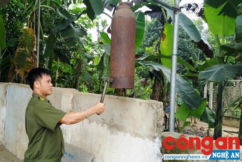 Mô hình “Tiếng kẻng bình yên” góp phần đảm bảo ANTT  trên địa bàn xã Tân Phú, huyện Tân Kỳ