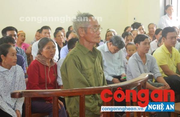 Bị cáo Nguyễn Đăng Thử tại phiên tòa