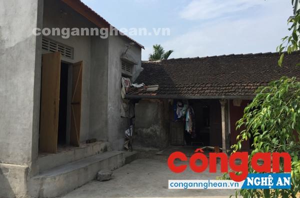 Căn nhà của chị Nguyễn Thị Hiển (xóm 8, xã Quỳnh Yên) do UBND và Hội Phụ nữ huyện Quỳnh Lưu hỗ trợ xây dựng