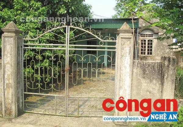 Ngôi nhà của Cao Thị Thanh Tâm “cửa đóng then cài” từ nhiều tháng nay