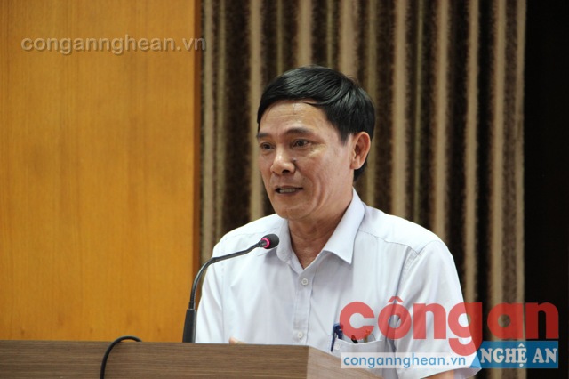 Đồng chí Trần Quốc Thành - Giám đốc Sở KH&CN Nghệ An đánh giá cao vai trò của các Nhà khoa học Nghệ An trong thời qua