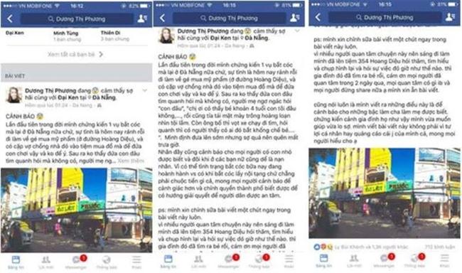 Trang Facebook của Dương Thị Phương.