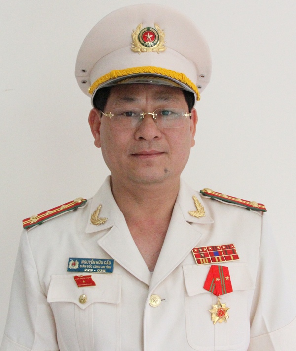 PGS.TS. Đại tá Nguyễn Hữu Cầu, Ủy viên BTV Tỉnh ủy, Giám đốc Công an tỉnh