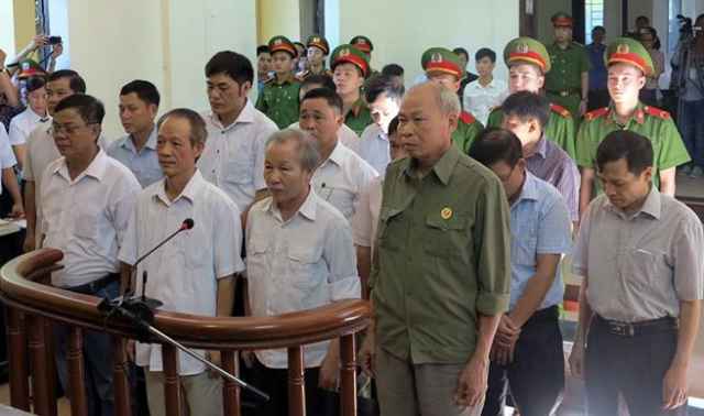 14 cựu cán bộ xã Đồng Tâm và huyện Mỹ Đức phải hầu tòa